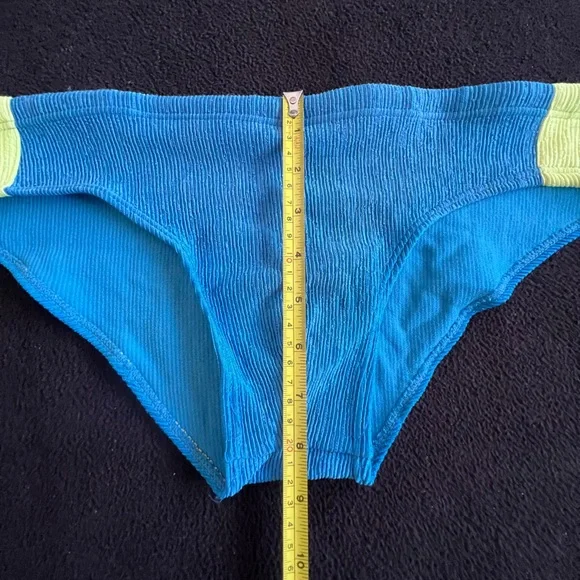 Gazelle New York Men’s Vintage Bikini Speedo Swimsuit Low Rise Drawstring